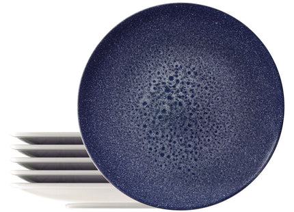 Kit Plato Raso Tramontina Topázio en Porcelana Decorada 28 cm 06 Piezas