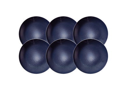 Kit Plato Postre Tramontina Topázio en Porcelana Decorada 21 cm 06 Piezas