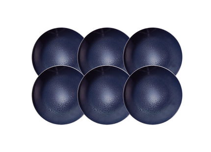 Kit Plato Postre Tramontina Topázio en Porcelana Decorada 21 cm 06 Piezas