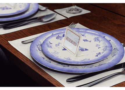 Plato Postre Tramontina Peixes en Porcelana Decorada 21 cm