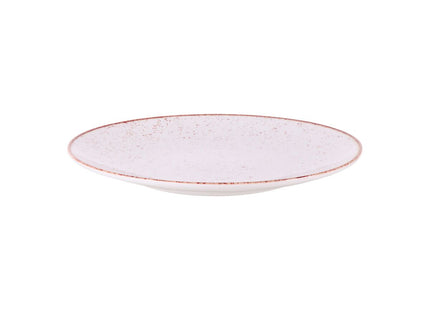 Plato Raso Tramontina Rústico Marrón en Porcelana Decorada 28 cm