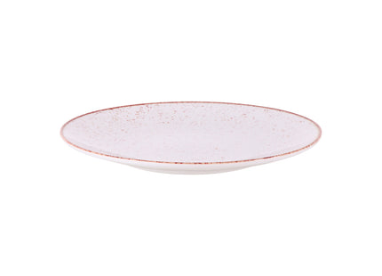 Plato Raso Tramontina Rústico Marrón en Porcelana Decorada 28 cm