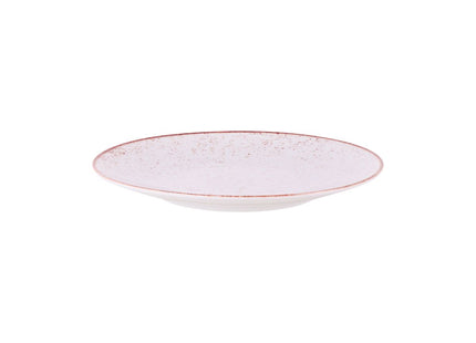Plato Raso Tramontina Rústico Marrón en Porcelana Decorada 25 cm