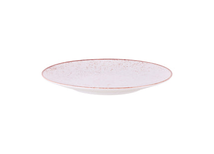 Plato Raso Tramontina Rústico Marrón en Porcelana Decorada 25 cm