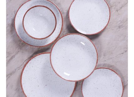 Plato Pasta Tramontina Rustico Marron en Porcelana 27 cm